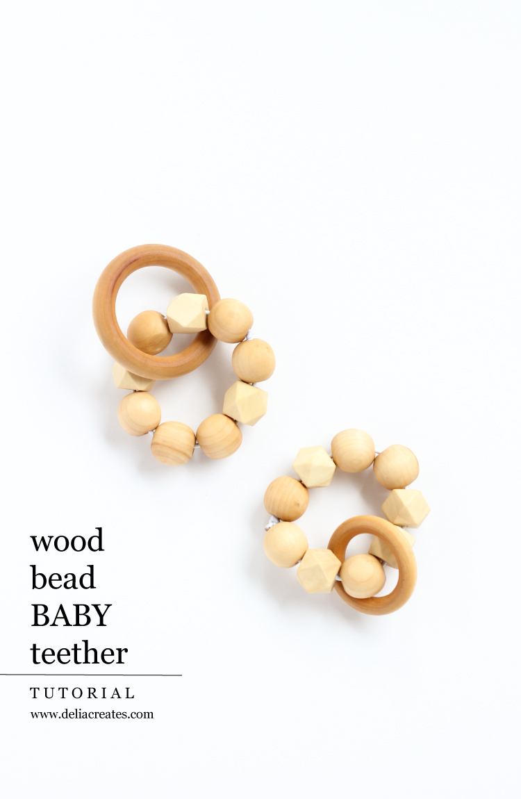 Wood Bead Teether DIY