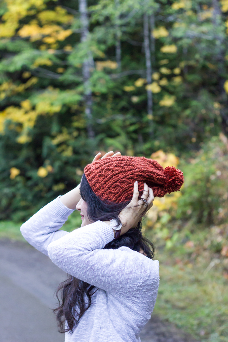 How to Crochet Cables + free beanie pattern + Video! // www.deliacreates.com