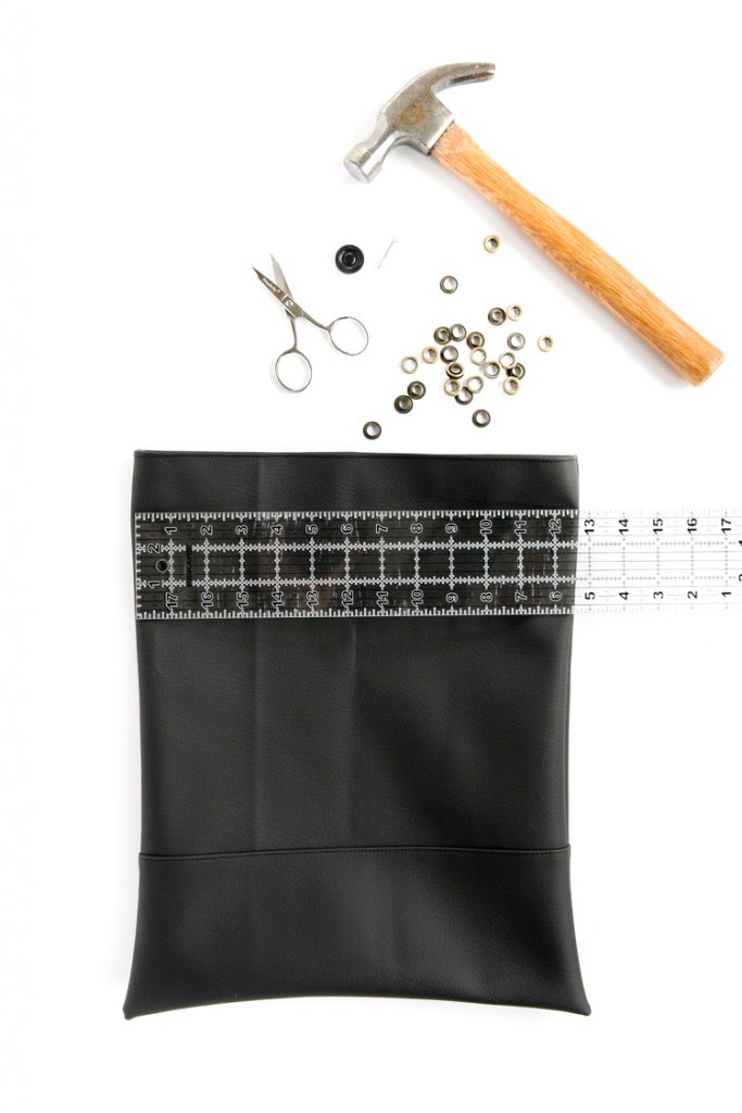 Faux Leather Drawstring main image 0