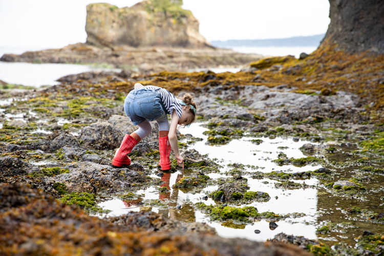 Tide Pools, London Littles, + Red Galoshes // www.deliacreates.com