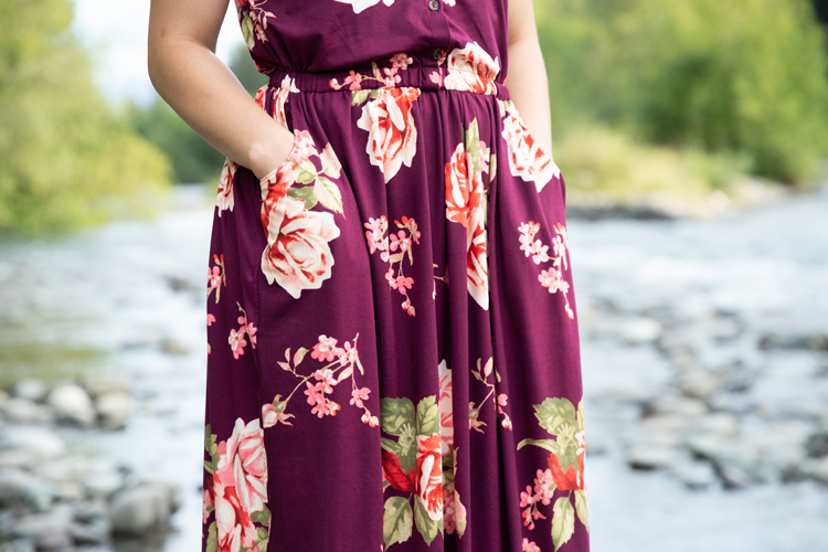 Maxi Length Catalina Sundress in THE Softest Knit Fabric // www.deliacreates.com