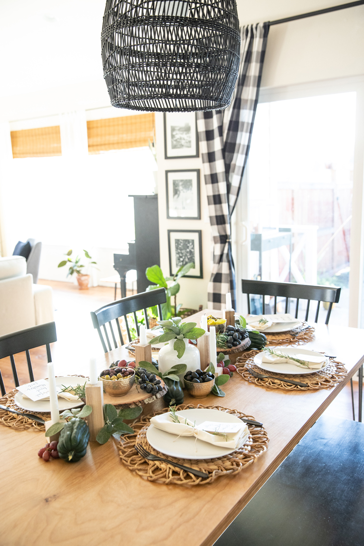How To Make A Magical Table Setting Using What You Have On Hand // www.deliacreates.com
