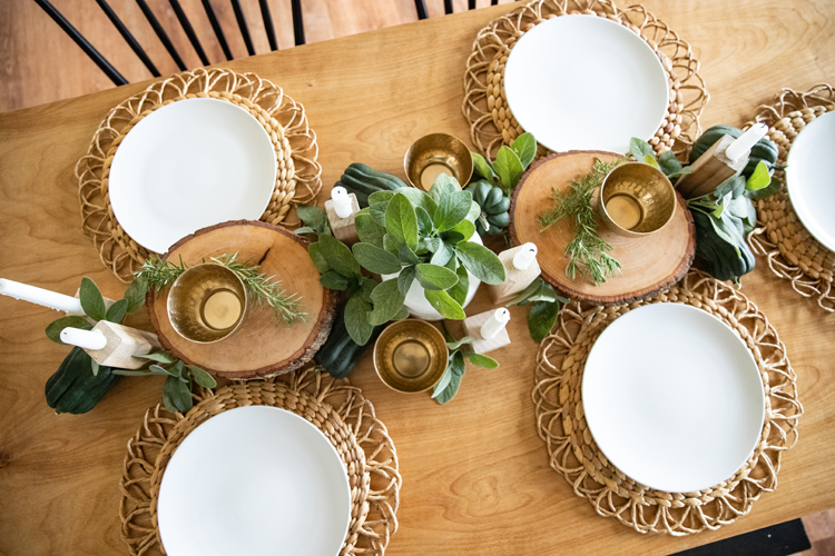 How To Make A Magical Table Setting Using What You Have On Hand // www.deliacreates.com