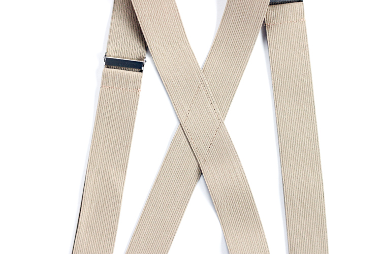 Simple Suspenders - Sewing Tutorial // www.deliacreates.com // A great sewing project for a beginner! No pressing, turning, and very minimal sewing. 