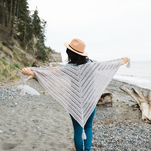 Triangle Shawl Crochet Pattern