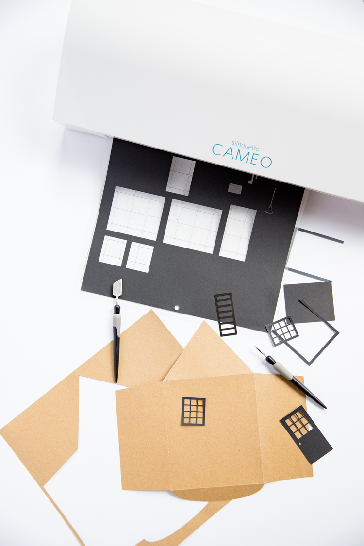 Pop Up Paper Doll House - Free .svg cut files! // www.deliacreates.com