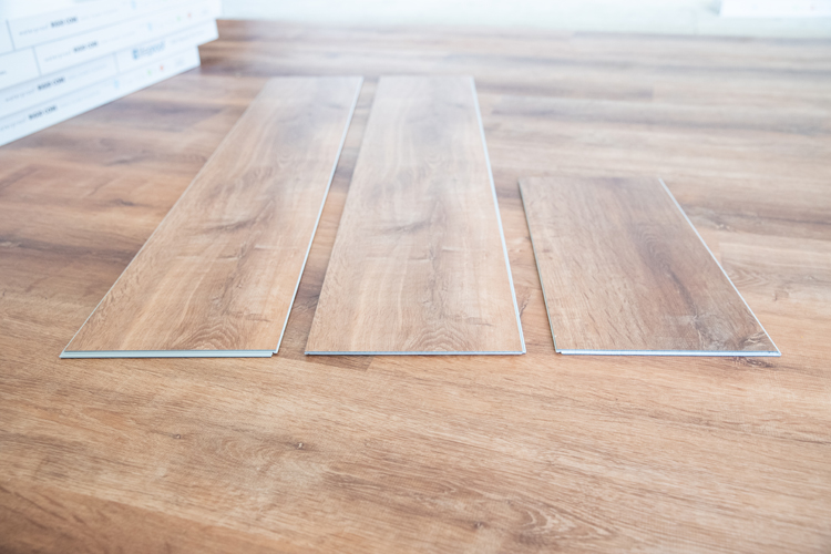 How We Installed LifeProof flooring in 75% of our house ourselves// www.deliacreates.com