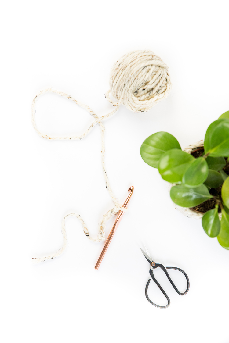Crochet Basics - How to Chain Stitch + Plant Cozy Tutorial // www.deliacreates.com