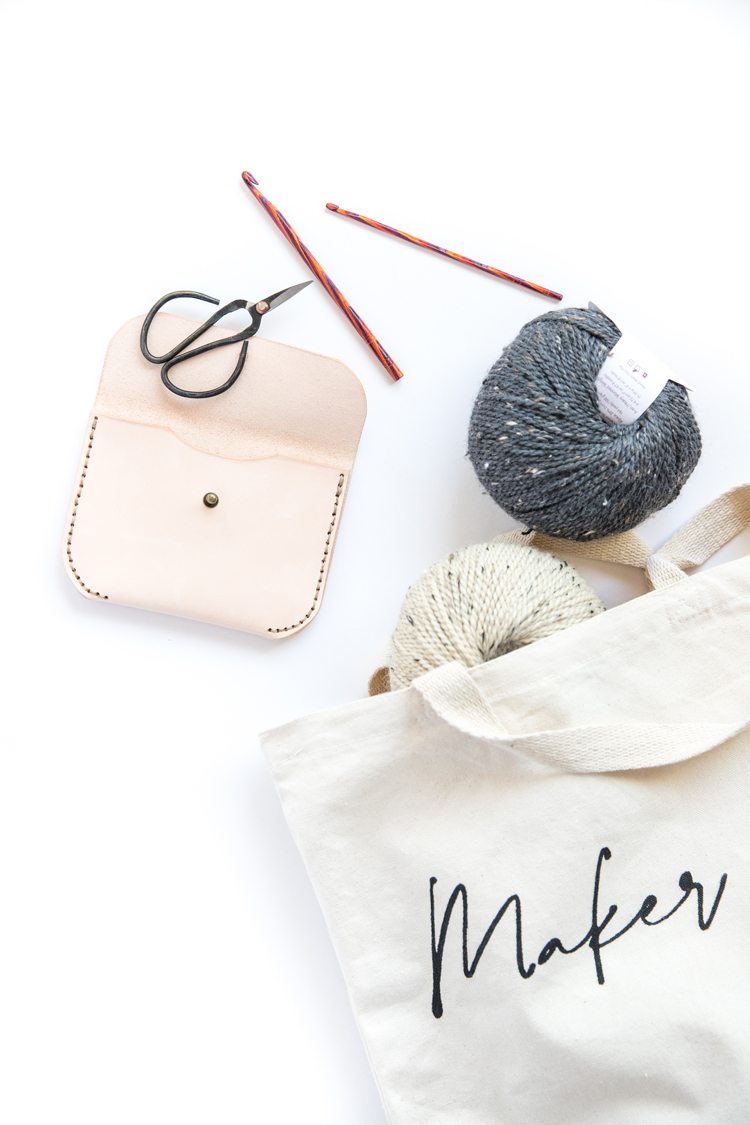 Leather Pouch Tutorial // www.deliacreates.com