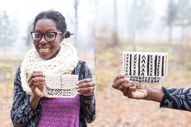 Leather Pouch Tutorial and Makers Retreat// www.deliacreates.com