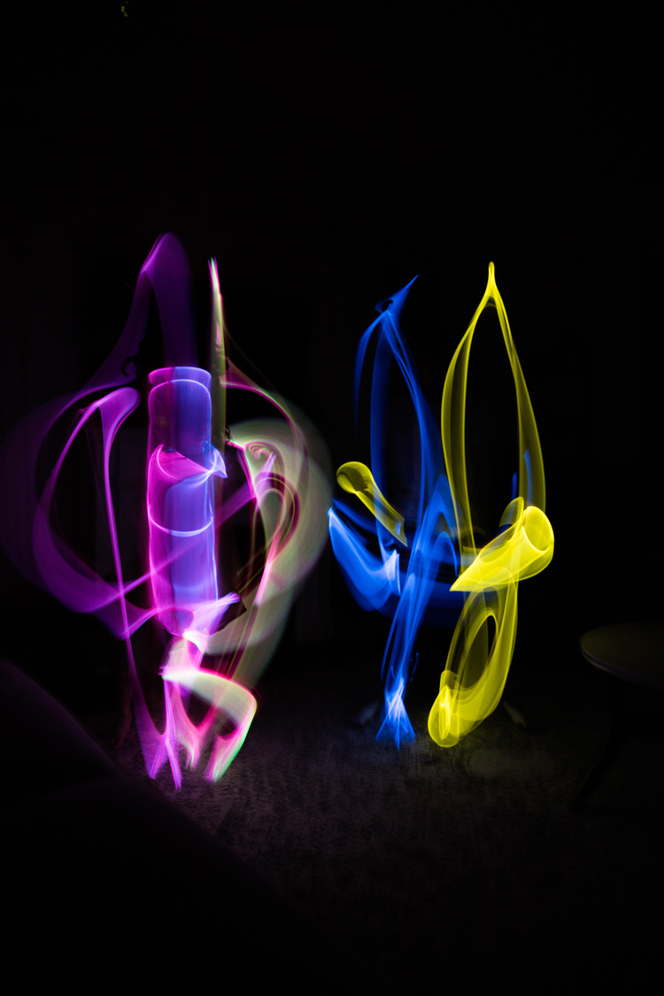 7 Easy ways to make New Year's Eve fun for kids and families! // Have a glow stick dance party! // www.deliacreates.com
