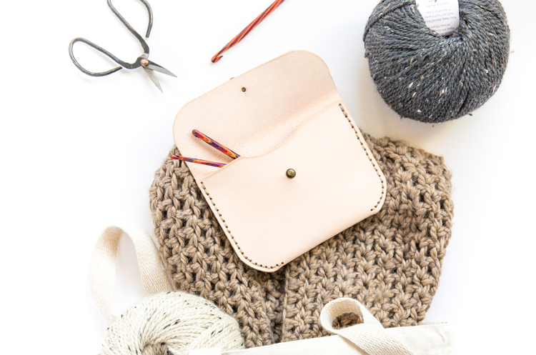Leather Pouch Tutorial - Free Template