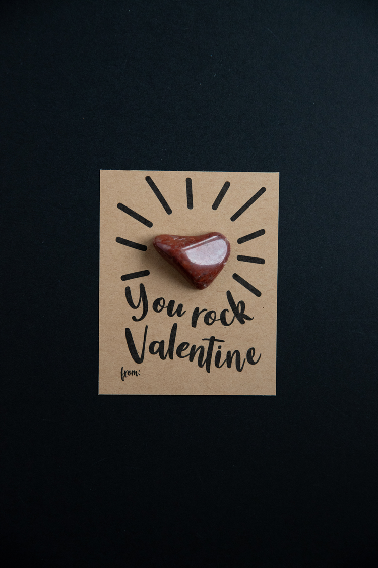 You Rock Valentine - FREE Printable! // www.deliacreates.com