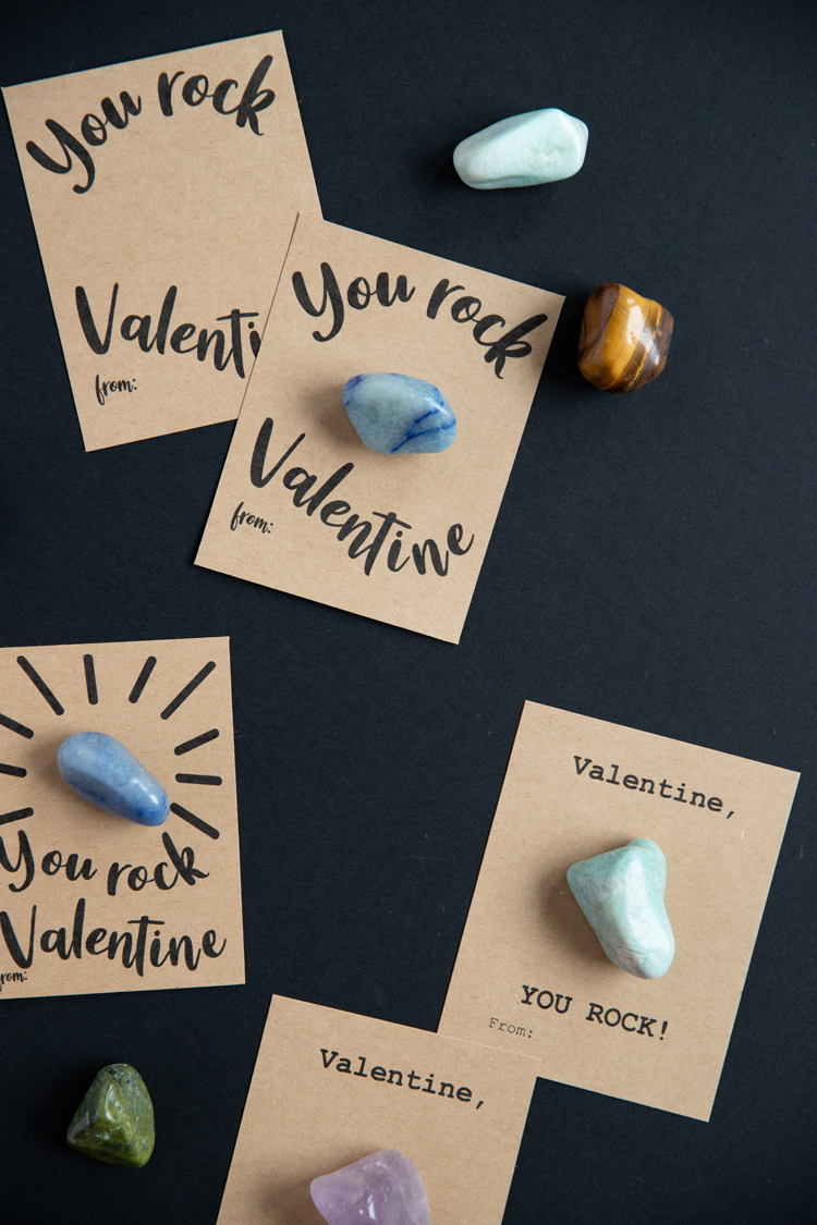 You Rock Valentine - FREE Printable! // www.deliacreates.com