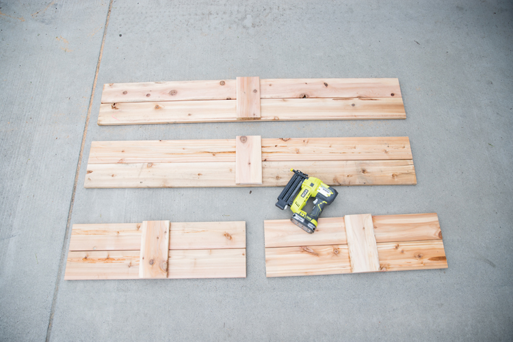 How To Make Cedar Raised Garden Beds // www.deliacreates.com// step by step tutorial with pictures