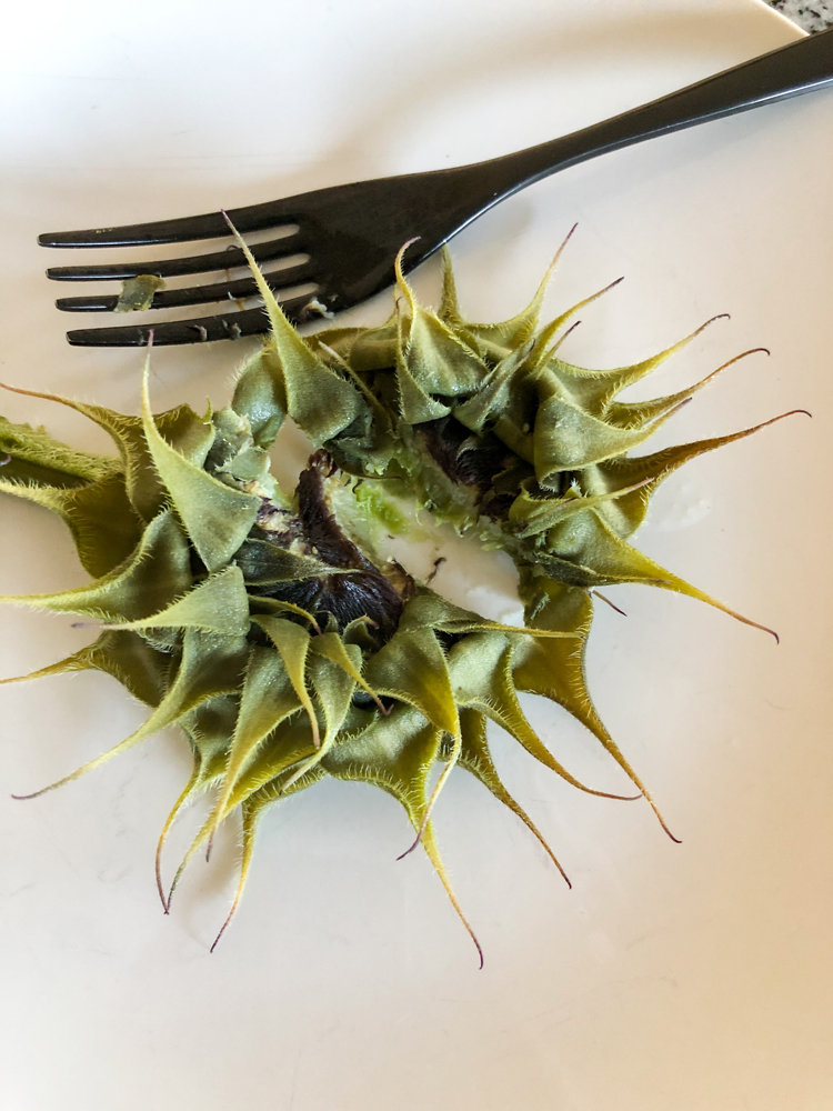 How To Roast a Sunflower Head // www.deliacreates.com