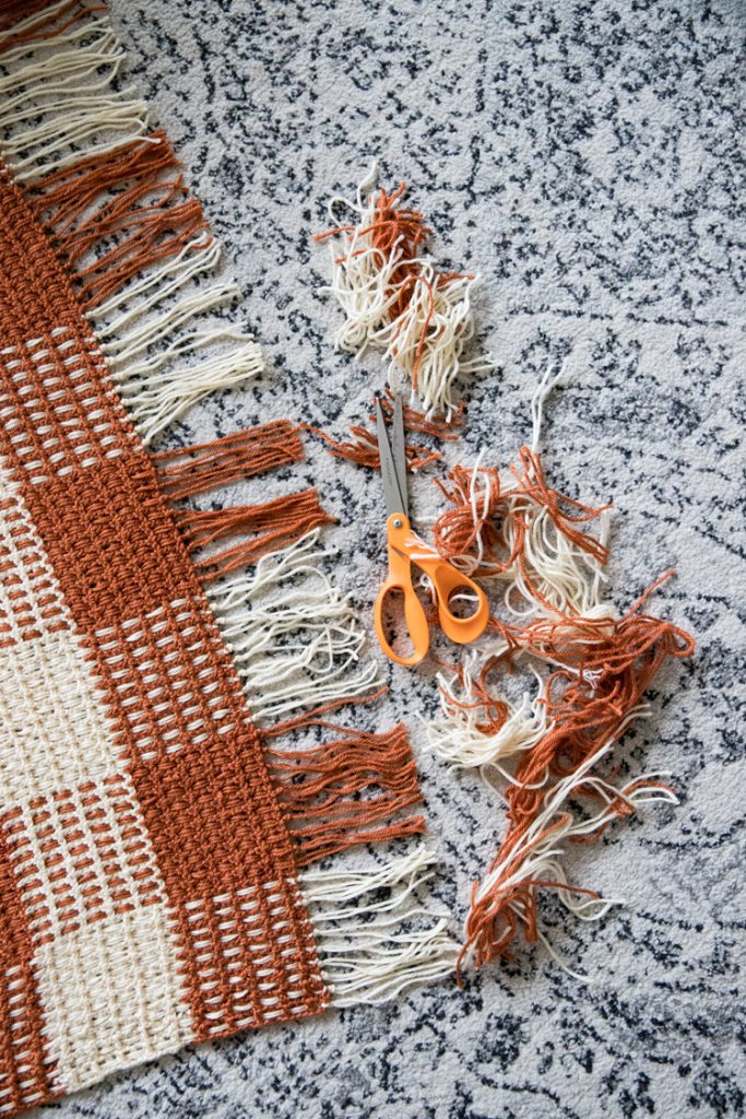 Crochet Gingham Throw Blanket Free Pattern