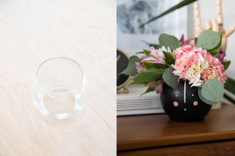 Painted Thrift Store Vases BEFORE & AFTER // www.deliacreates.com
