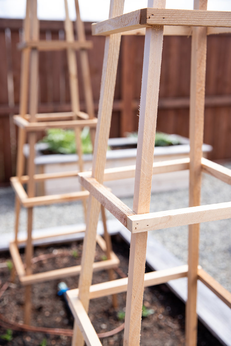 Tower Garden Trellis Tutorial // www.deliacreates.com