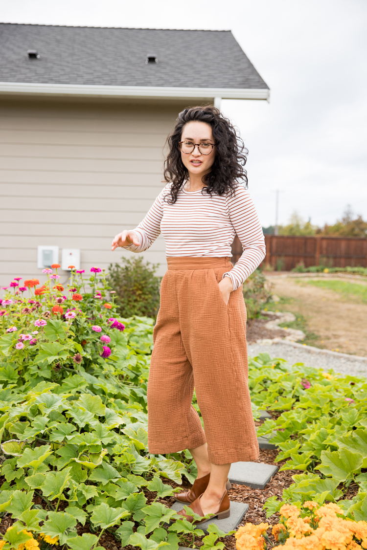 Two Meadowoods + A Rose // sewing pattern and fabric info at www.deliacreates.com