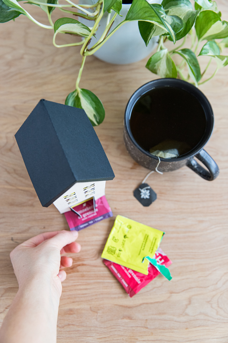 Tea House Advent Calendar FREE PRINTABLE and CUT FILES! // www.deliacreates.com
