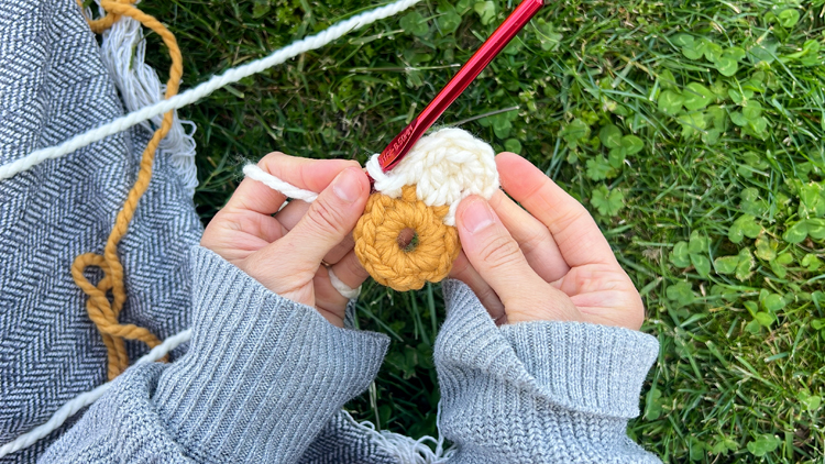 Daisy Chain Crochet Garland Tutorial // www.deliacreates.com