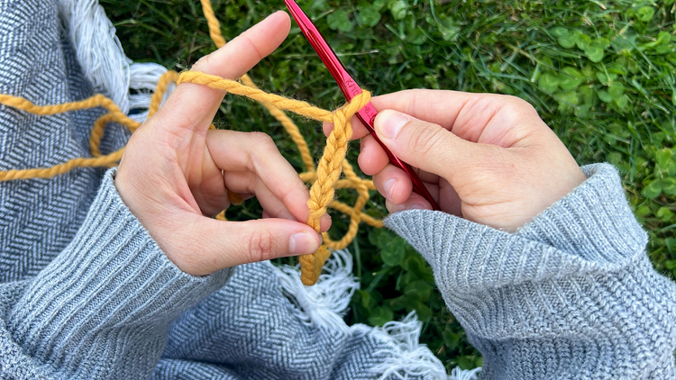 Daisy Chain Crochet Garland Tutorial // www.deliacreates.com