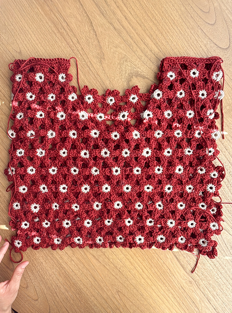 Crochet Daisy Top - FREE PATTERN Sizes Child XL - Adult XXL // www.deliacreates.com