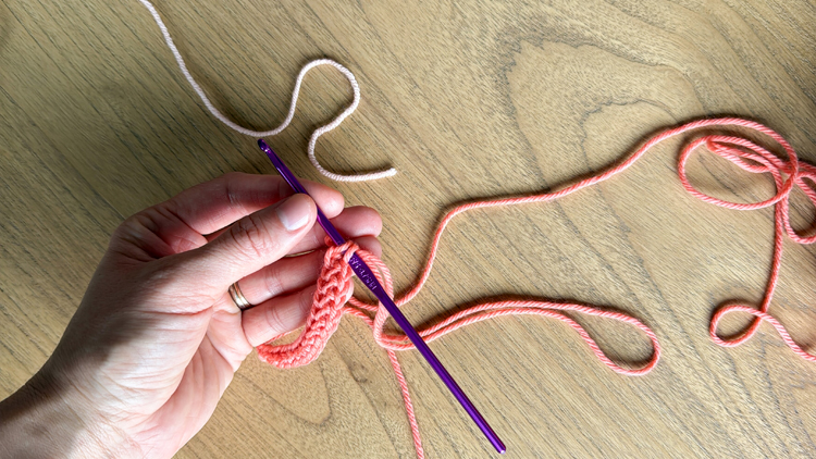 Color Blocked Crochet Beanie // free pattern and video tutorial at www.deliacreates.com