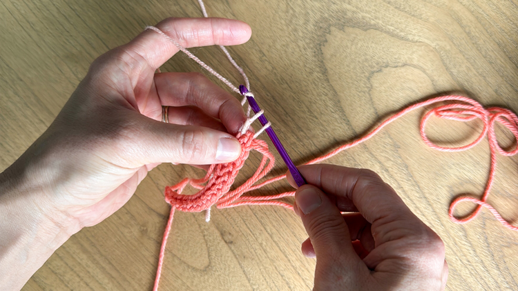 Color Blocked Crochet Beanie // free pattern and video tutorial at www.deliacreates.com