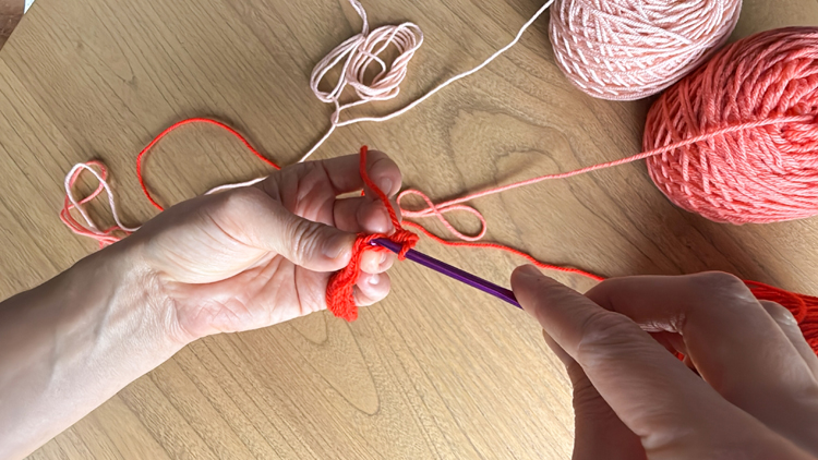 Color Blocked Crochet Beanie // free pattern and video tutorial at www.deliacreates.com