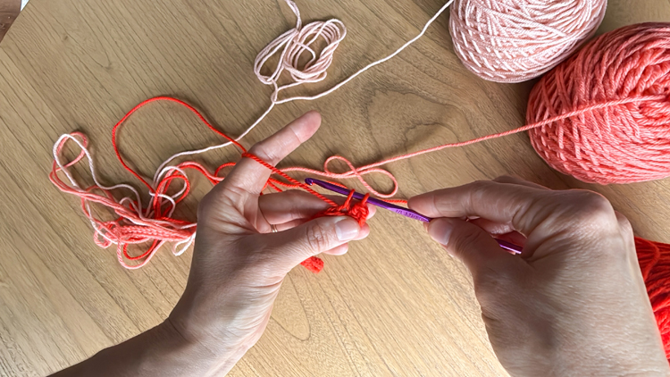 Color Blocked Crochet Beanie // free pattern and video tutorial at www.deliacreates.com