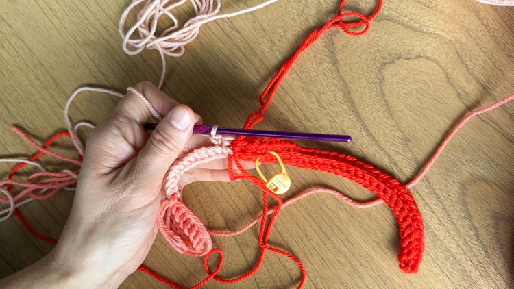 Color Blocked Crochet Beanie // free pattern and video tutorial at www.deliacreates.com