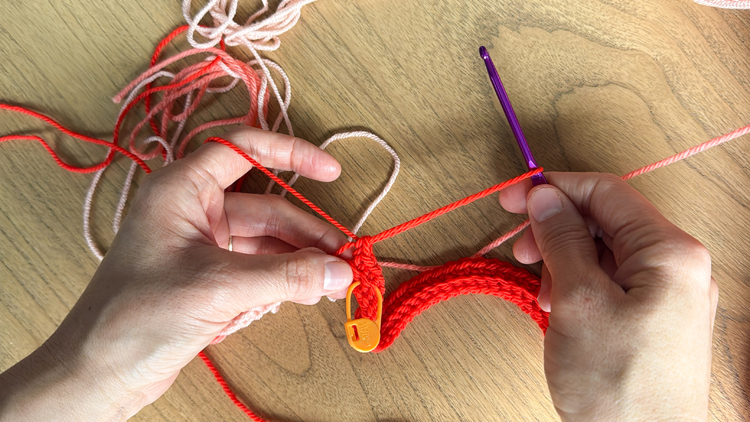 Color Blocked Crochet Beanie // free pattern and video tutorial at www.deliacreates.com