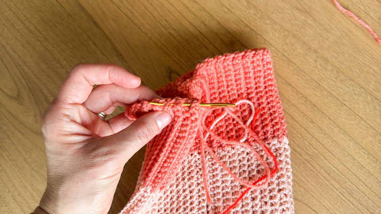 Color Blocked Crochet Beanie // free pattern and video tutorial at www.deliacreates.com