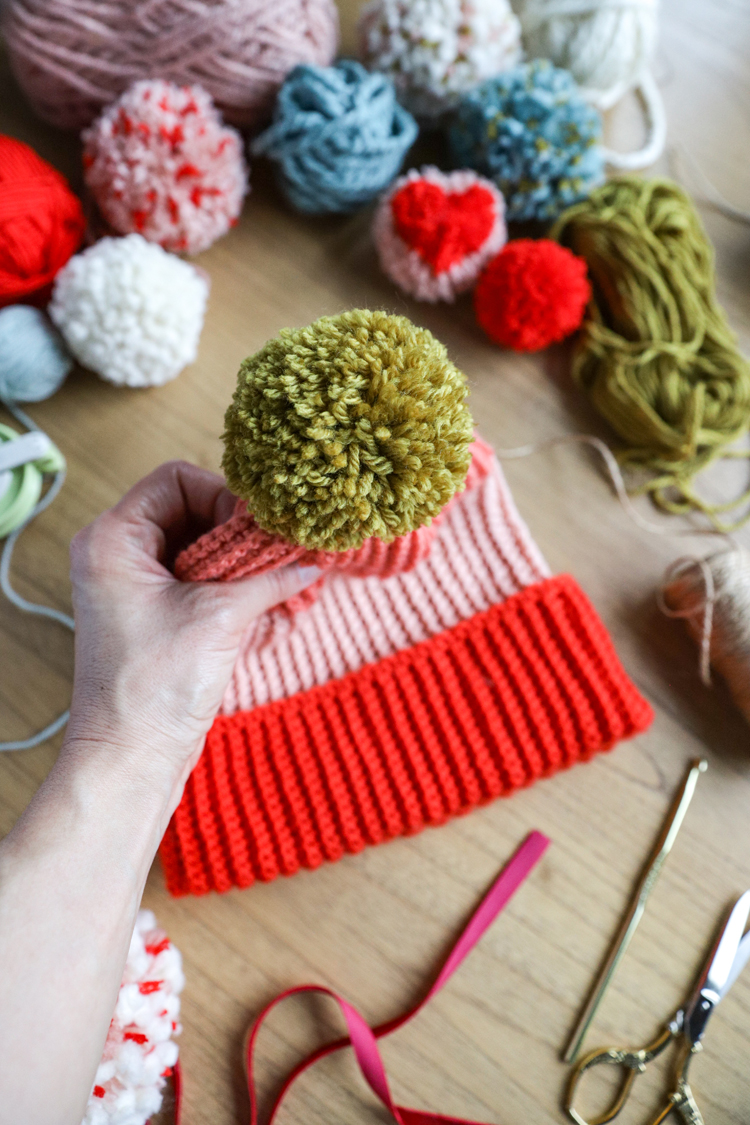 How To Make Pompoms That Don't Fall Apart // www.deliacreates.com
