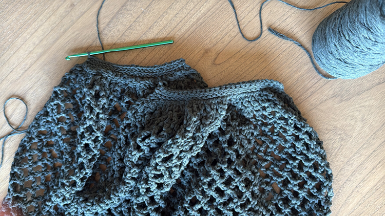 Mesh Market Crochet Bag - Free Pattern // www.deliacreates.com